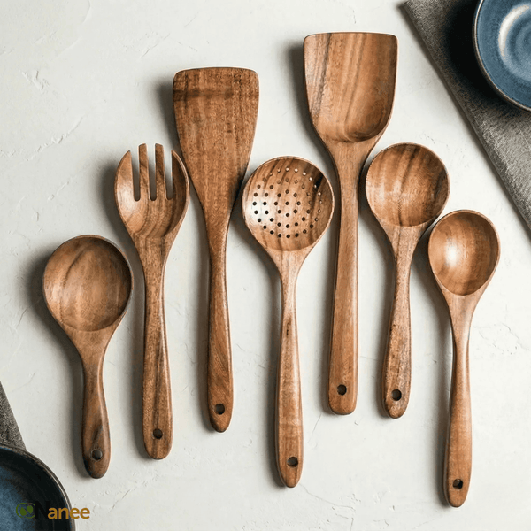 The Teak Master 7™ | Essential Utensil Set