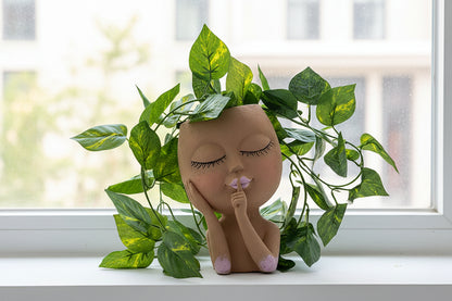 Hand-Finished Ceramic Muse Vase