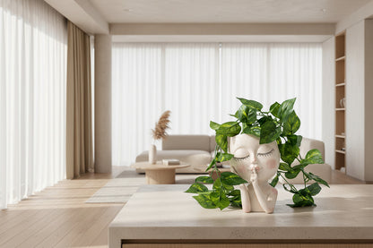 Hand-Finished Ceramic Muse Vase