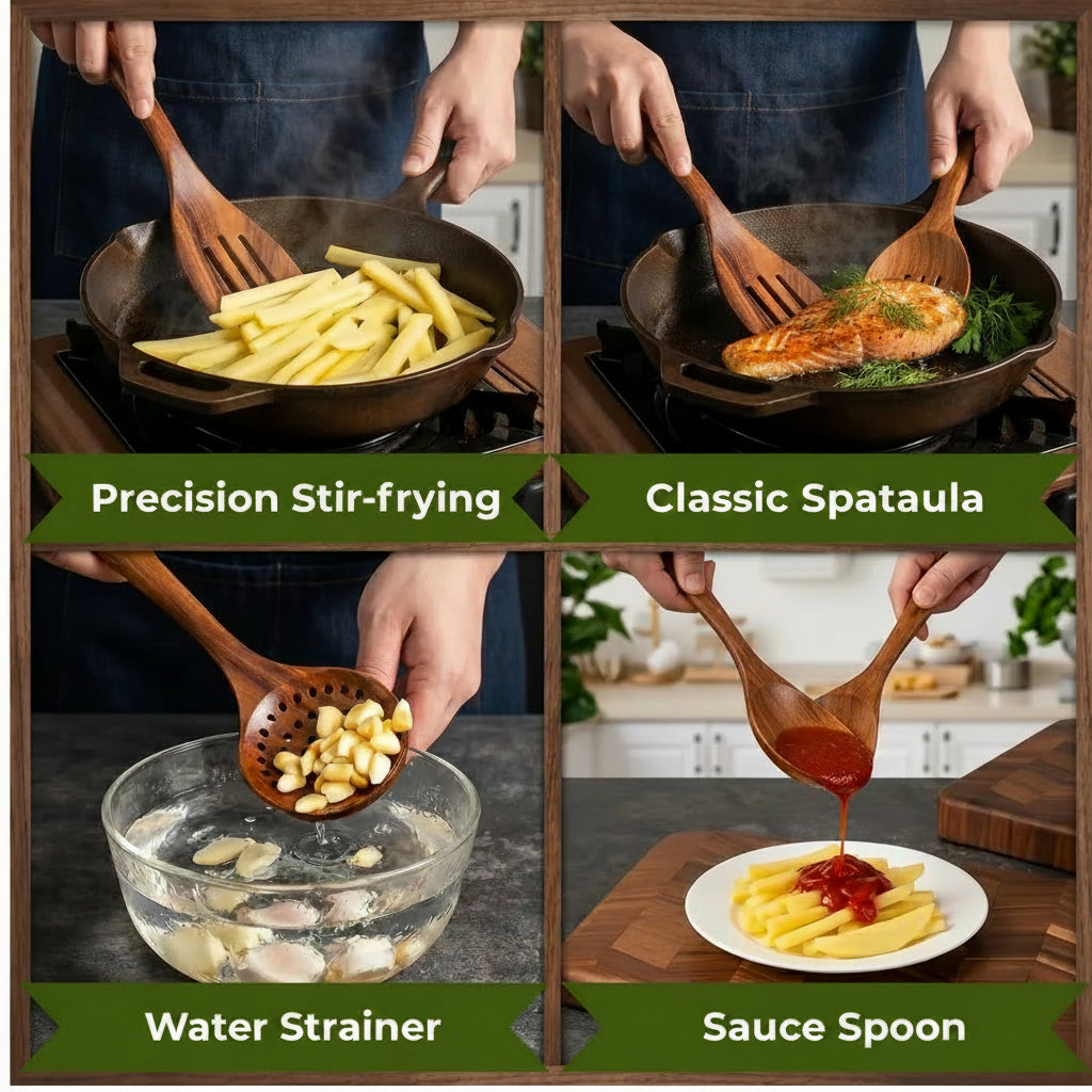 Teak Master Ultimate™ - The non-toxic culinary essential set